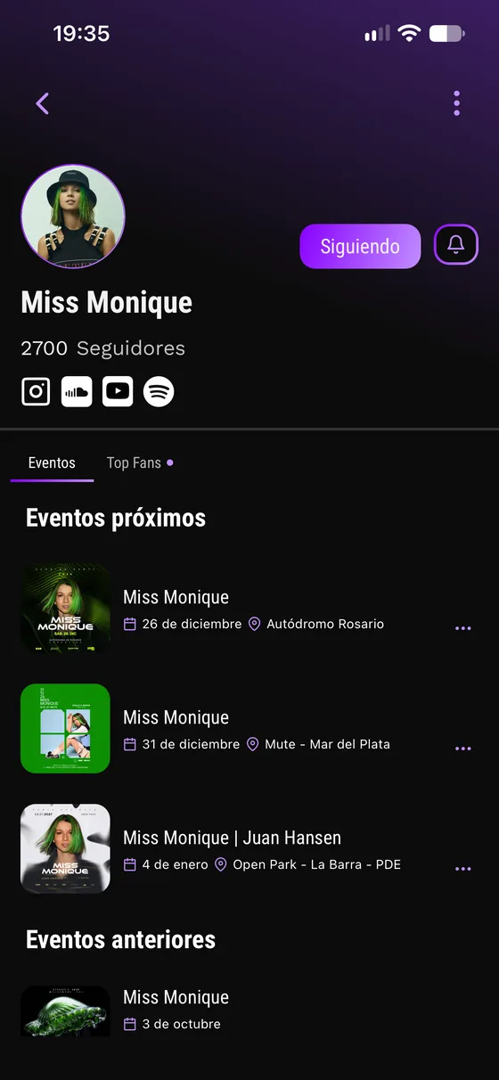 Seguí a tus DJs favoritos